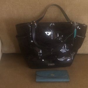 Coach purse and wallet